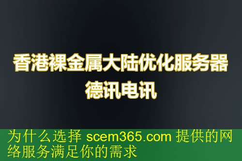 为什么选择 scem365.com 提供的网络服务满足你的需求