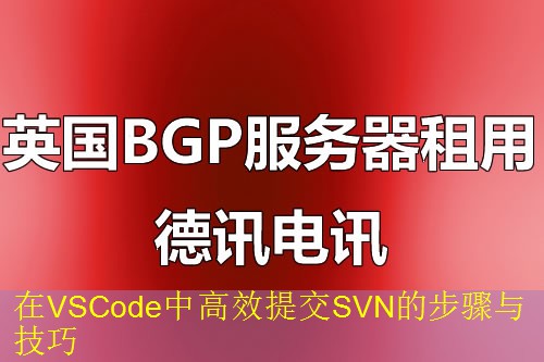 在VSCode中高效提交SVN的步骤与技巧