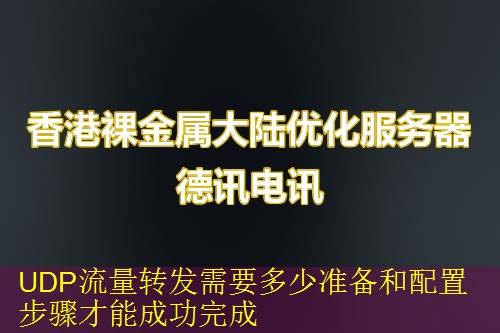 UDP流量转发需要多少准备和配置步骤才能成功完成
